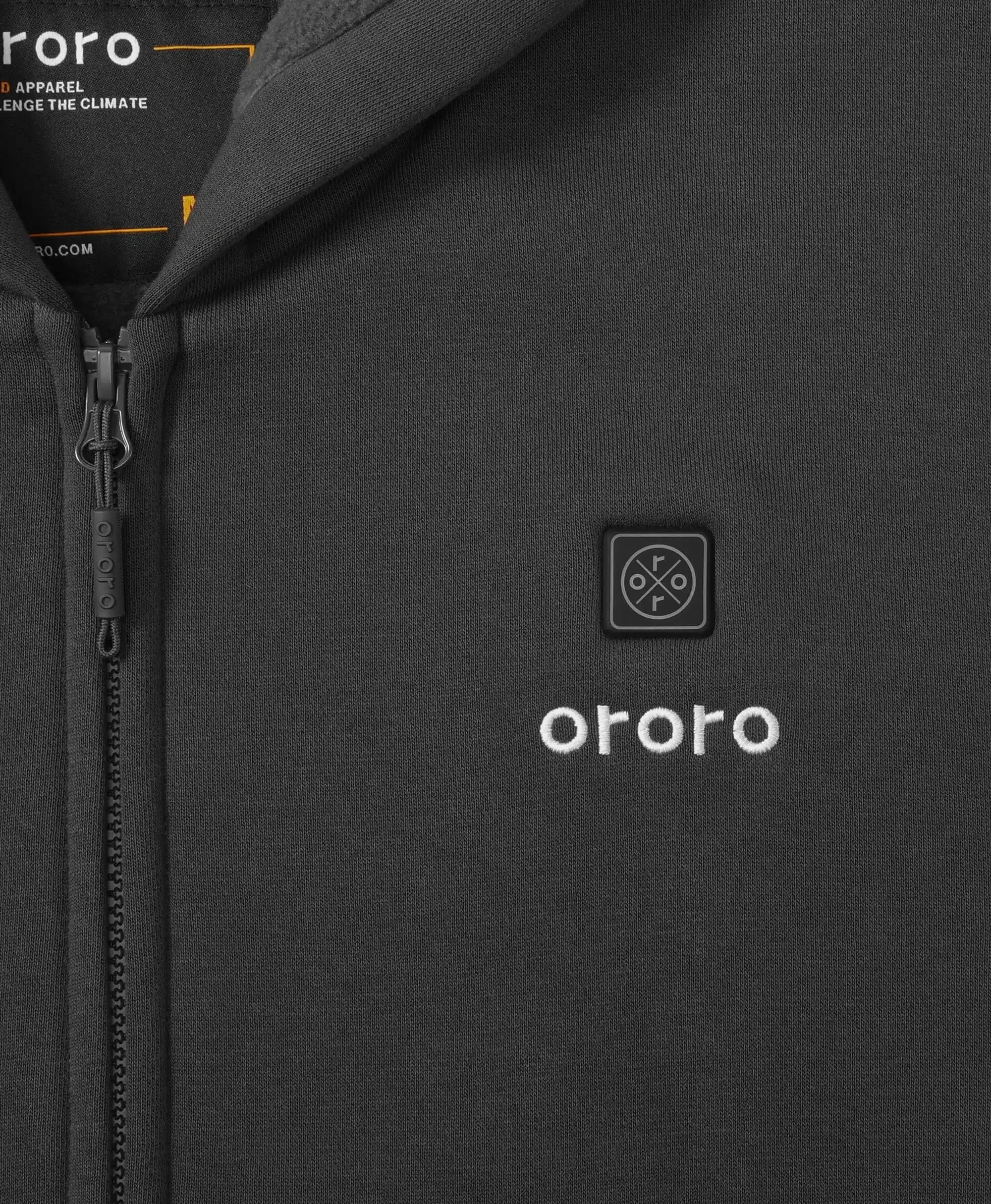 (Open-box) Element Unisex 4-Zone Fleece Heated Hoodie (Battery Set Not Included) sold by Ororo product image thumbnail 4