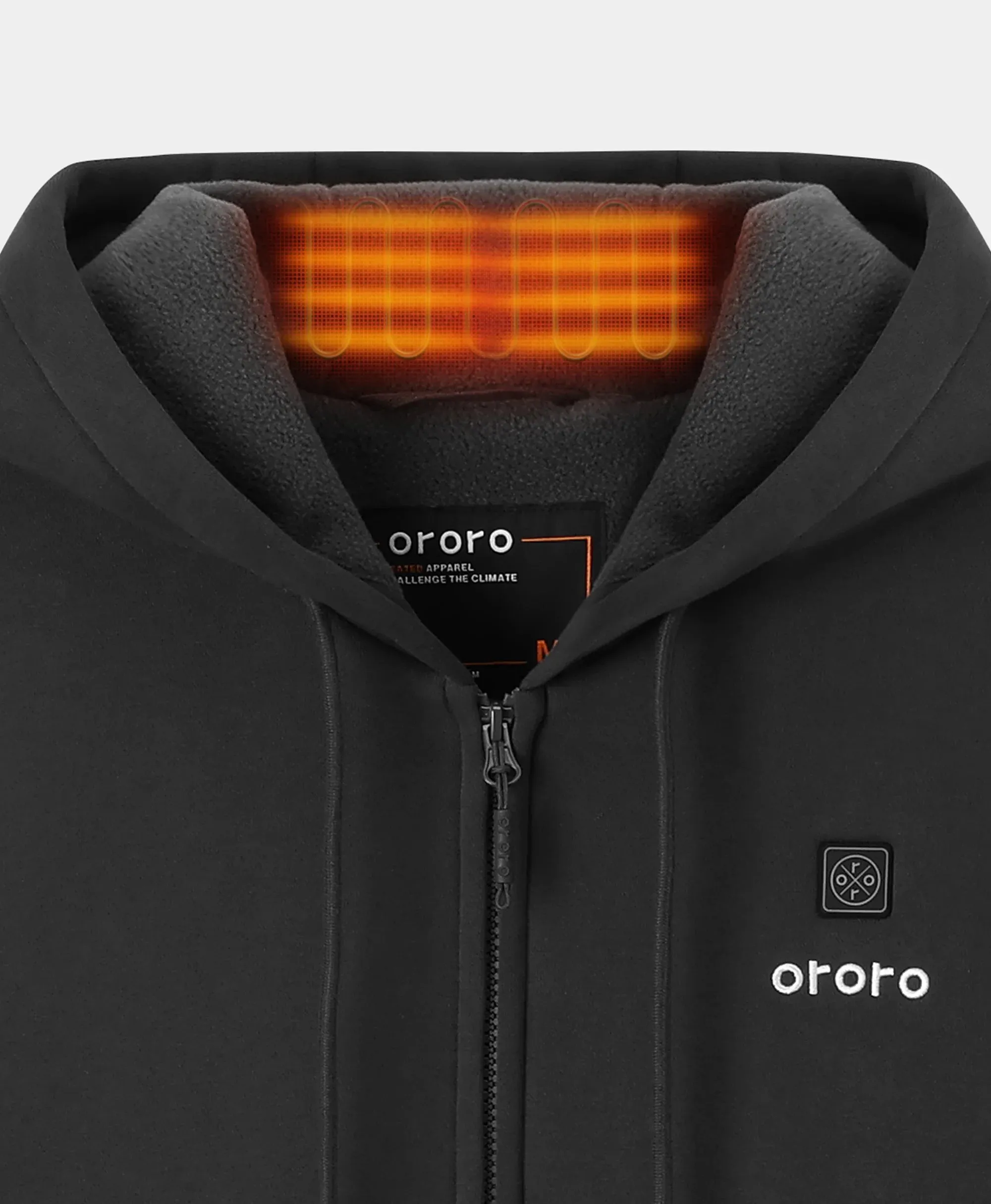 (Open-box) Element Unisex 4-Zone Fleece Heated Hoodie (Battery Set Not Included) sold by Ororo product image thumbnail 3