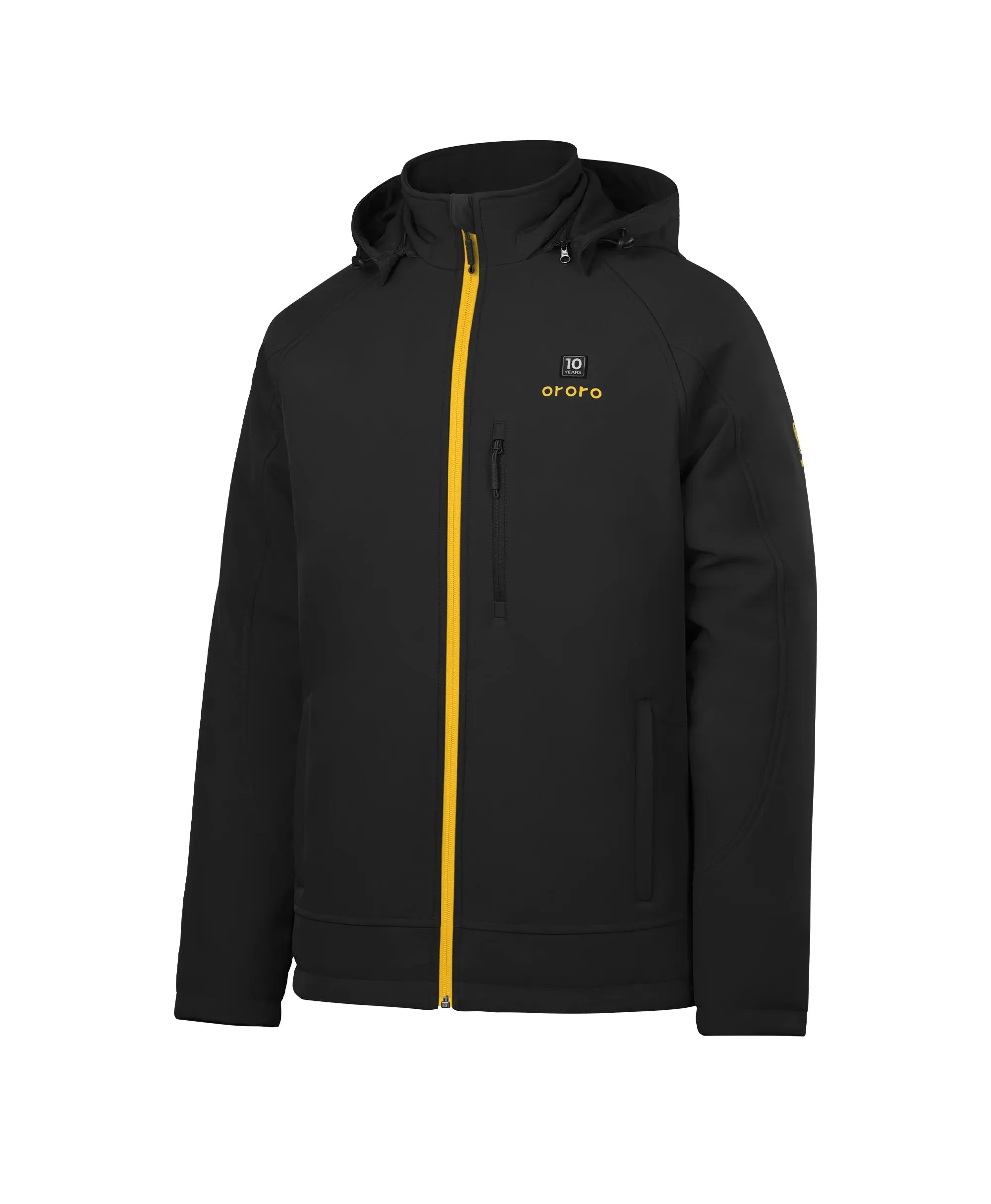 Men's 4-Zone Classic Heated Jacket (10-Year Anniversary Limited Edition) - Black & Gold (Apparel Only) sold by Ororo product image thumbnail 3