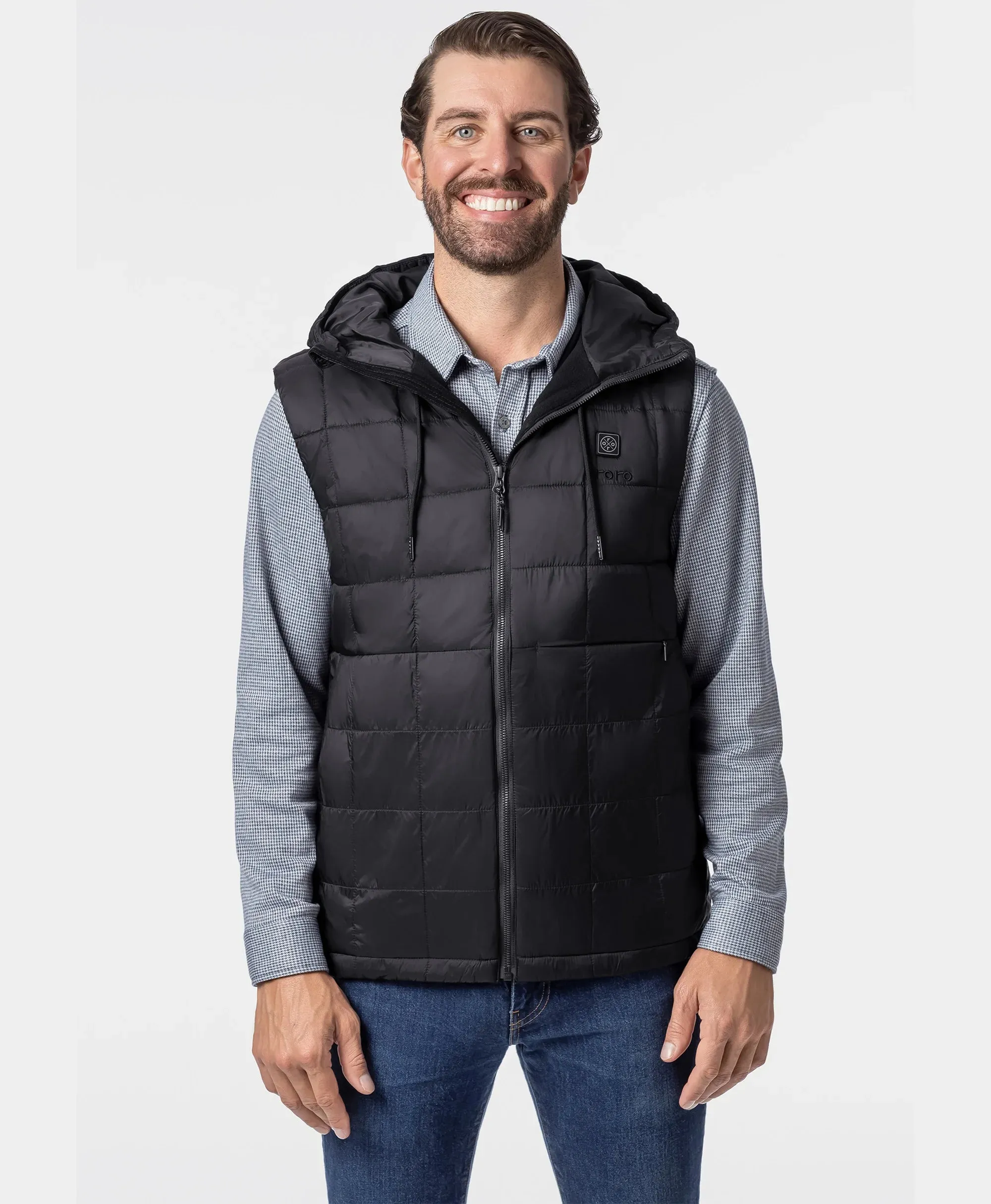 PuffLyte™ Men's 5-Zone Hooded Heated Vest (Apparel Only) sold by Ororo