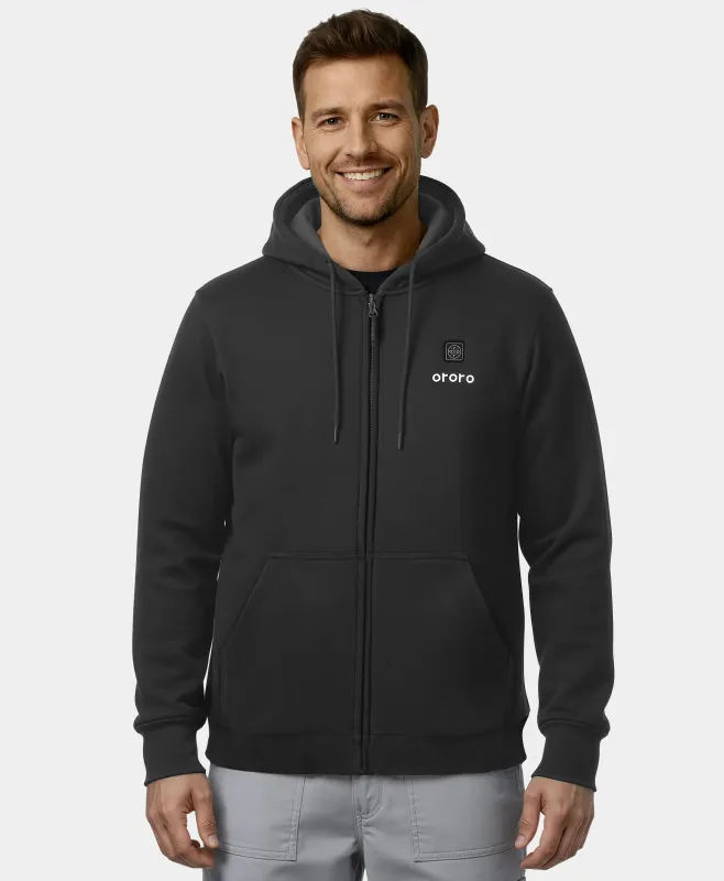 Element Unisex 4-Zone Fleece Heated Hoodie (Apparel Only) made by Ororo