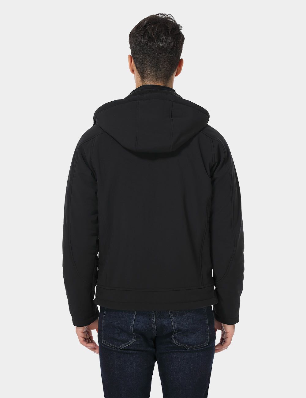 Men's Classic Heated Jacket - Black & Blue sold by Ororo product image thumbnail 4