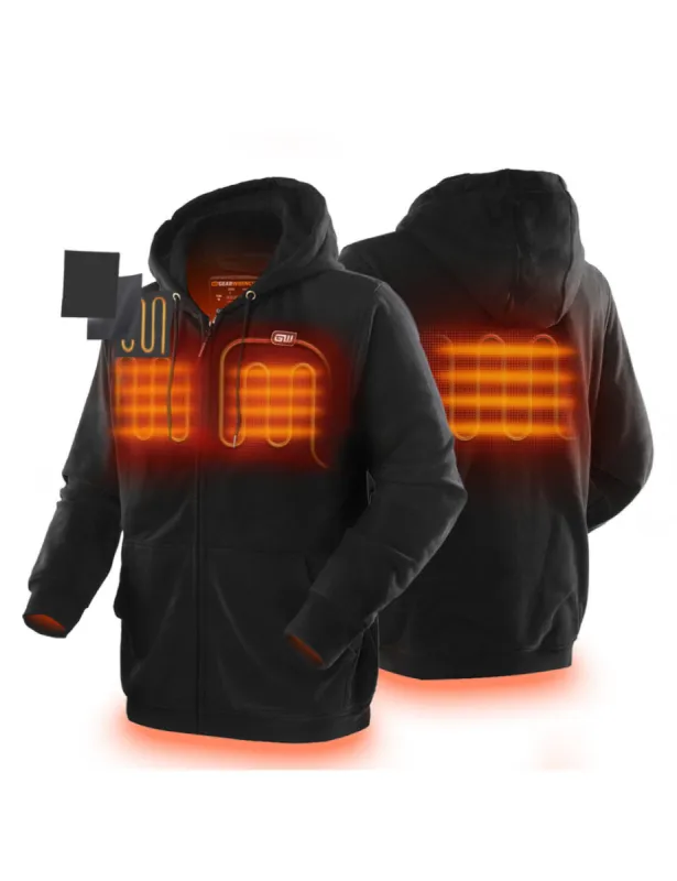 Final Sale - ororo x GearWrench® Heated Full Zip Hoodie (Battery Set Not Included) sold by Ororo