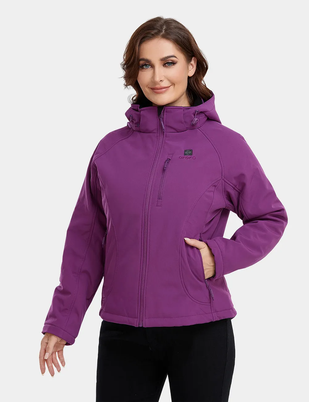 Women's Classic Heated Jacket - Purple (Final Sale) sold by Ororo product image thumbnail 3
