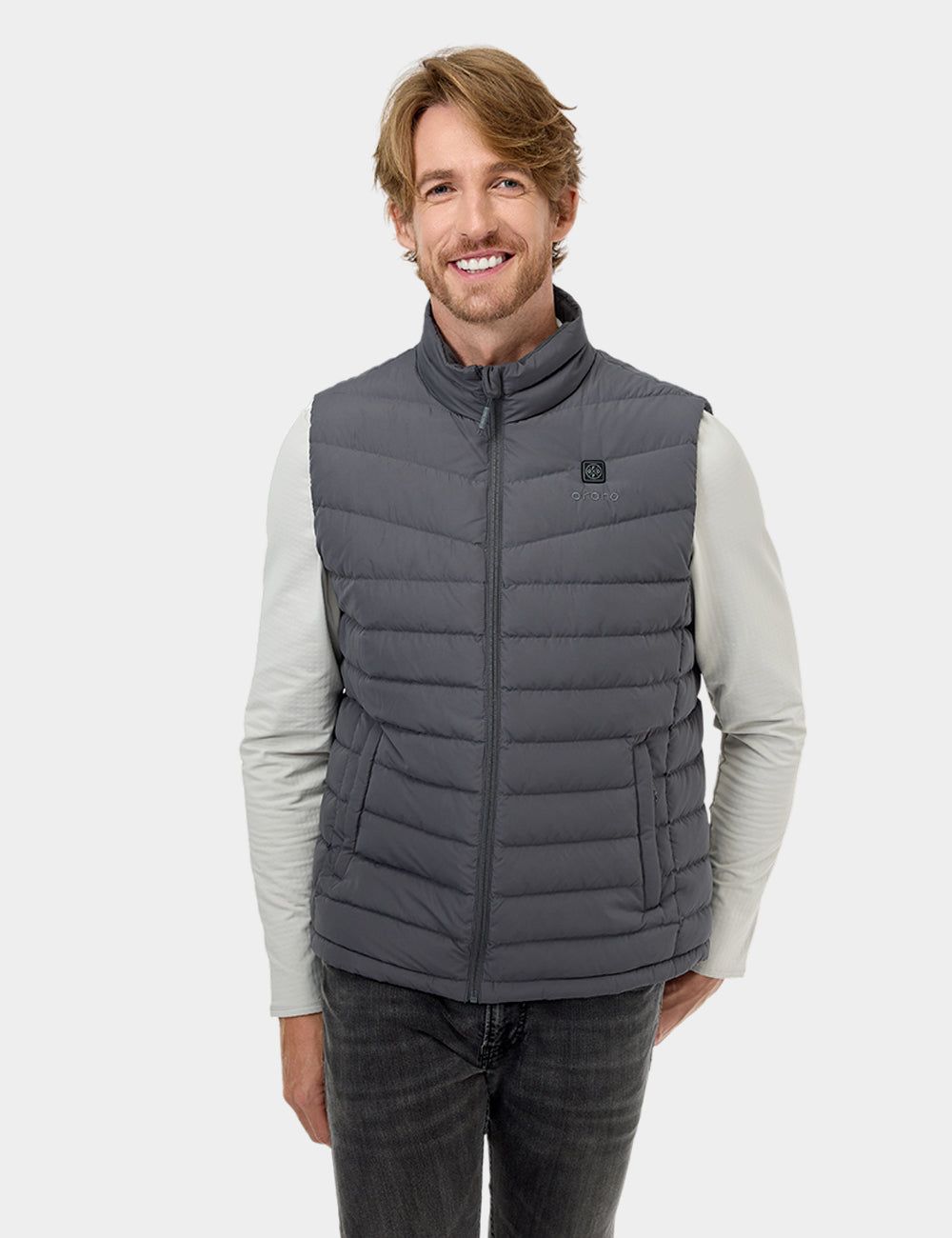 (Open-box) Men's Heated Lightweight Down Vest (Battery Set Not Included) sold by Ororo product image thumbnail 3