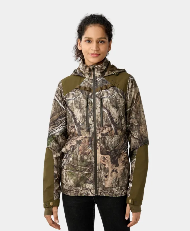 Women's Heated Hunting Jacket - Camouflage, Mossy Oak® Country DNA sold by Ororo