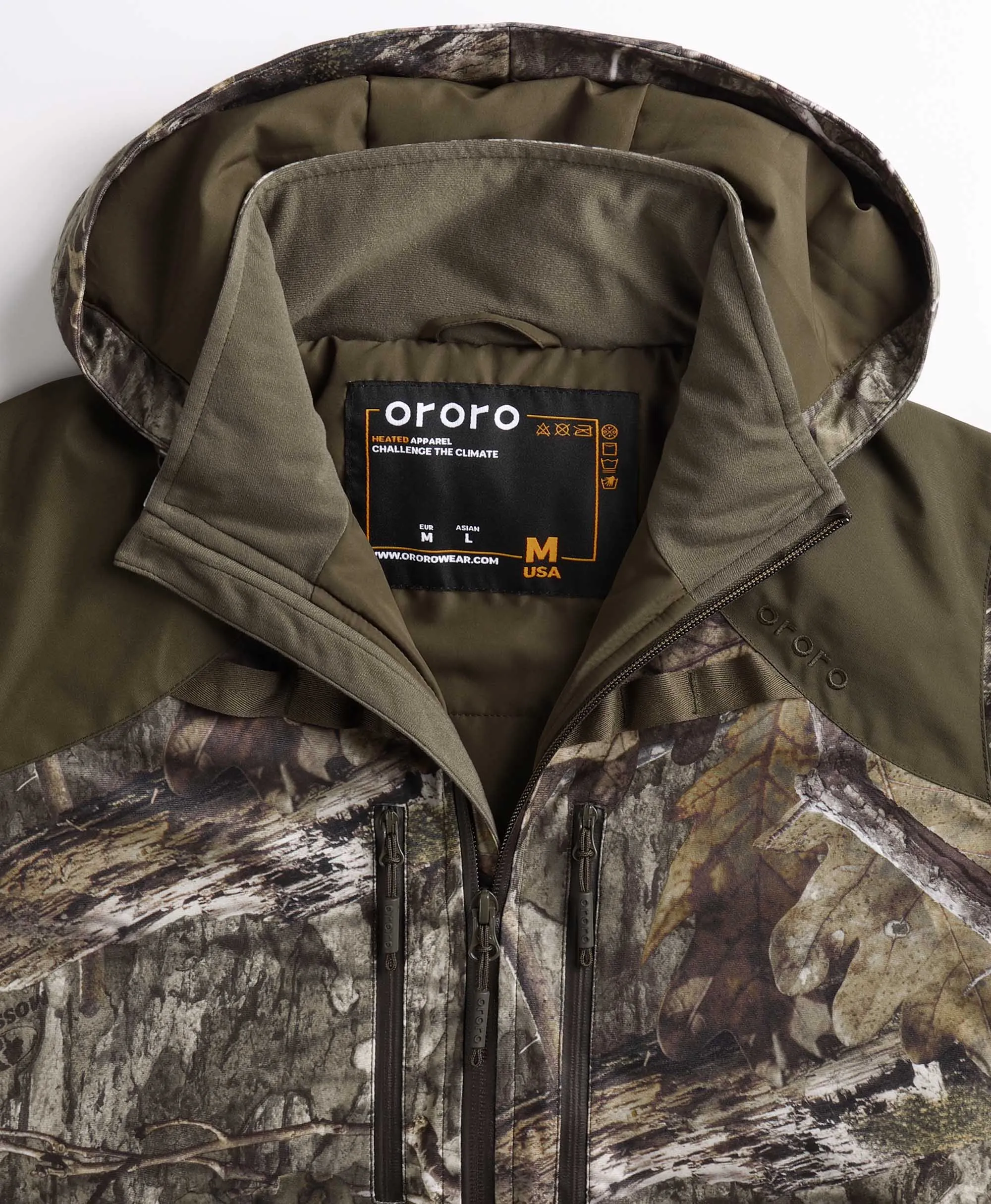 Women's Heated Hunting Jacket - Camouflage, Mossy Oak® Country DNA (Final Sale) sold by Ororo product image thumbnail 5