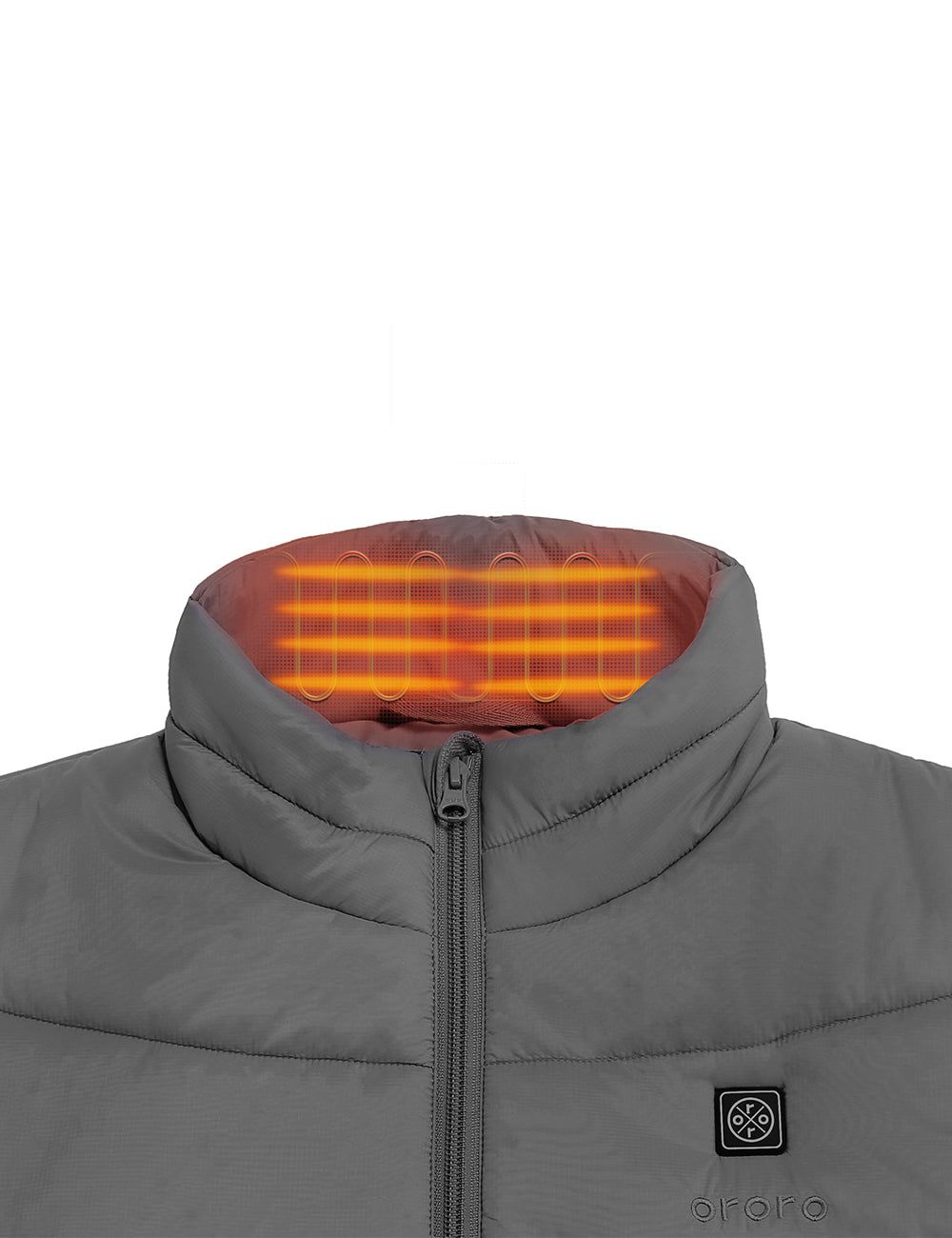 Men's Classic Heated Vest - Gray sold by Ororo product image thumbnail 5