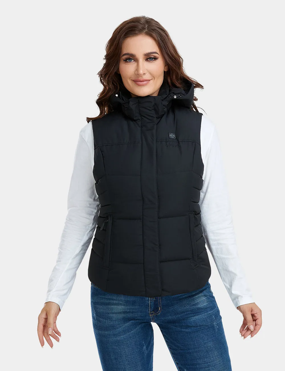 Final Sale - Women's Heated Down Vest - Slim Fit (with B19G Battery) sold by Ororo