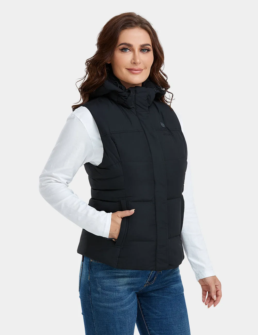 Final Sale - Women's Heated Down Vest - Slim Fit (with B19G Battery) sold by Ororo product image thumbnail 3
