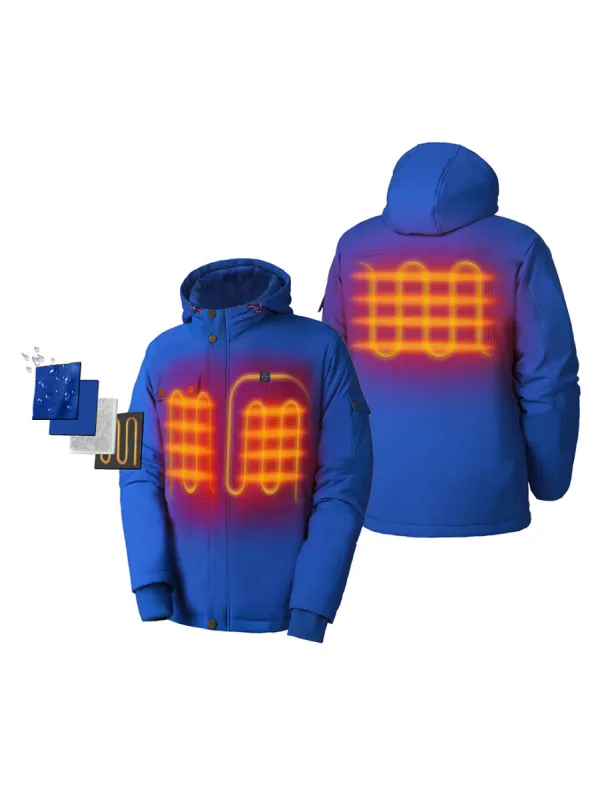 (Open-box) Men's Heated Hooded Jacket (Battery Set Not Included) sold by Ororo