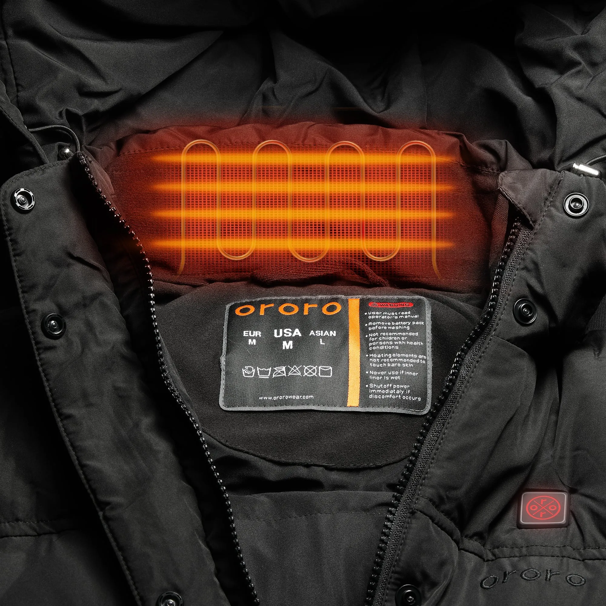 (Open-box) Women's Heated Down Vest - Slim Fit (Battery Set Not Included) sold by Ororo product image thumbnail 5