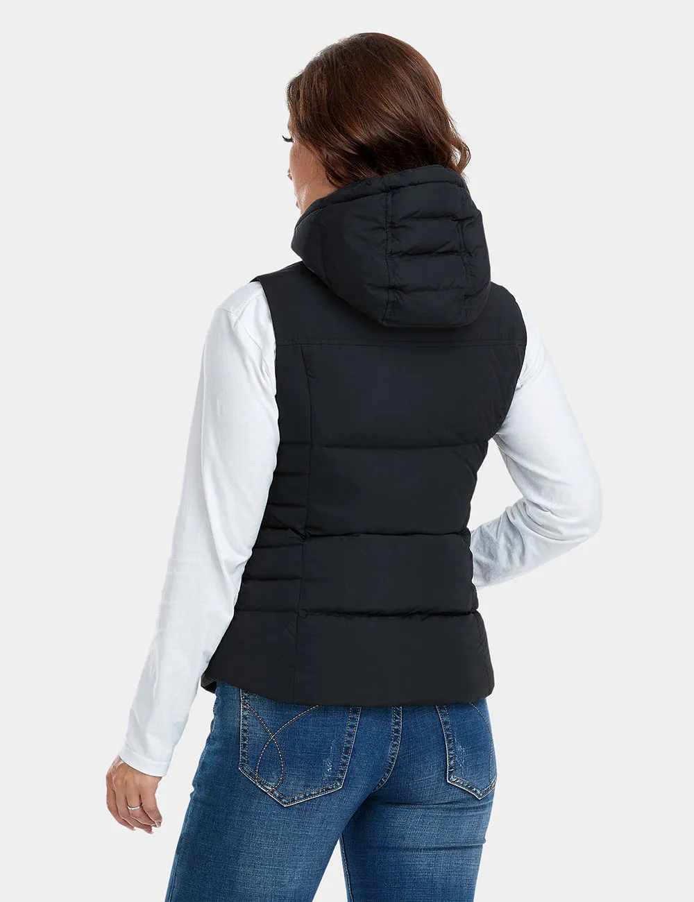 (Open-box) Women's Heated Down Vest - Slim Fit (Battery Set Not Included) sold by Ororo product image thumbnail 4