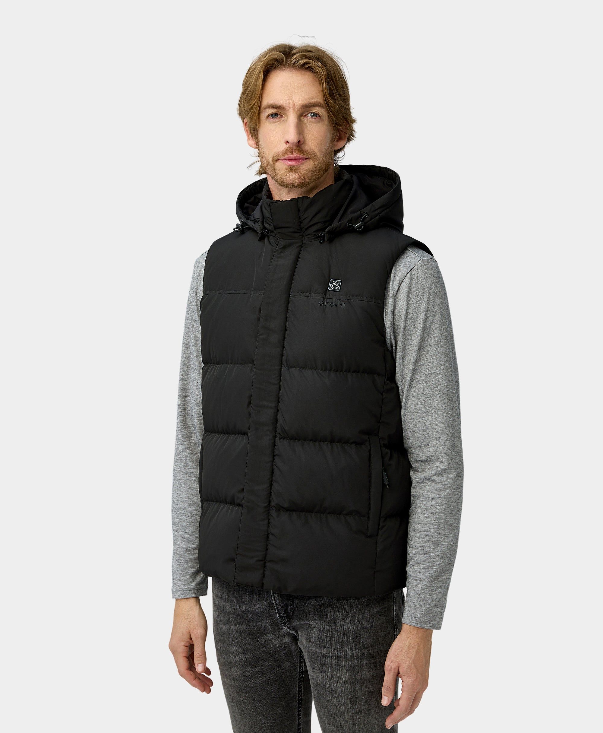 Men's Heated Down Vest sold by Ororo