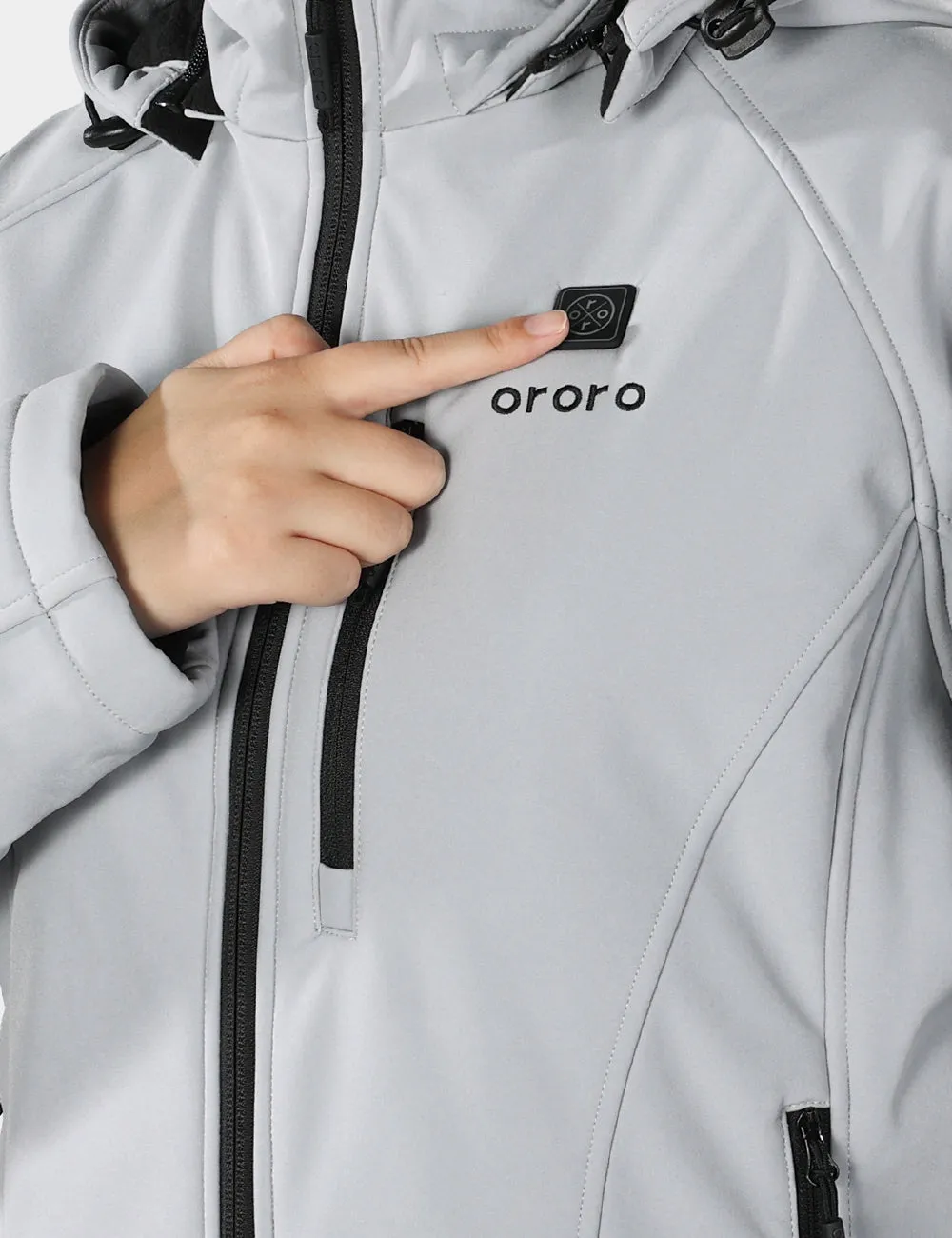 Women's Classic Heated Jacket 2.0 (4 Heating Zones) (Apparel Only) sold by Ororo product image thumbnail 5
