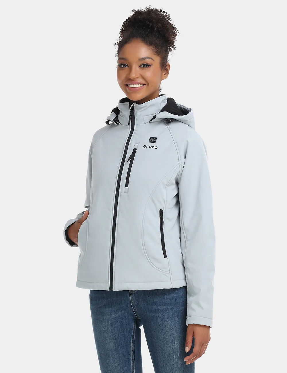 Women's Classic Heated Jacket 2.0 (4 Heating Zones) (Apparel Only) sold by Ororo product image thumbnail 3