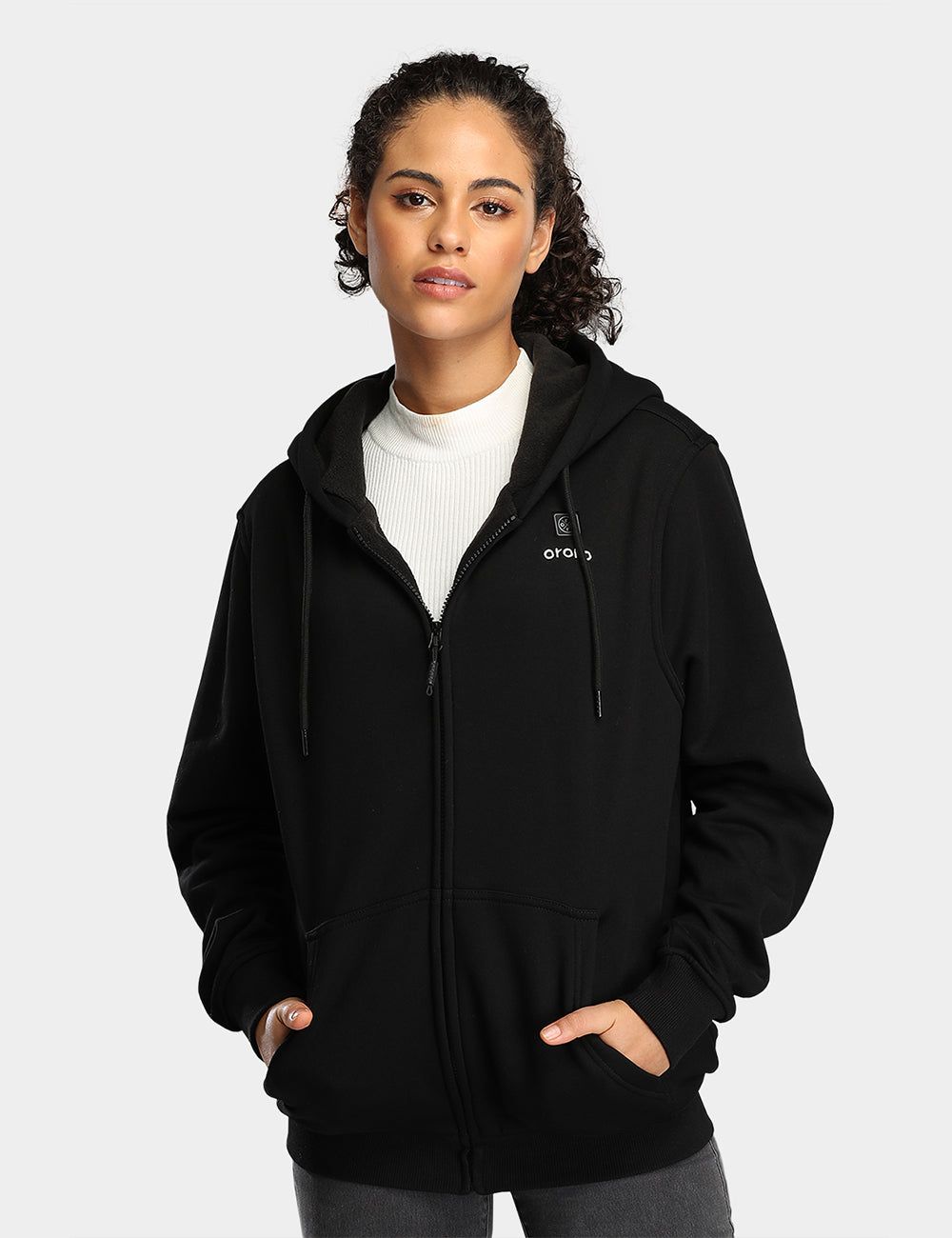 Final Sale - Unisex Heated Hoodie with B19G Battery - Black sold by Ororo product image thumbnail 3