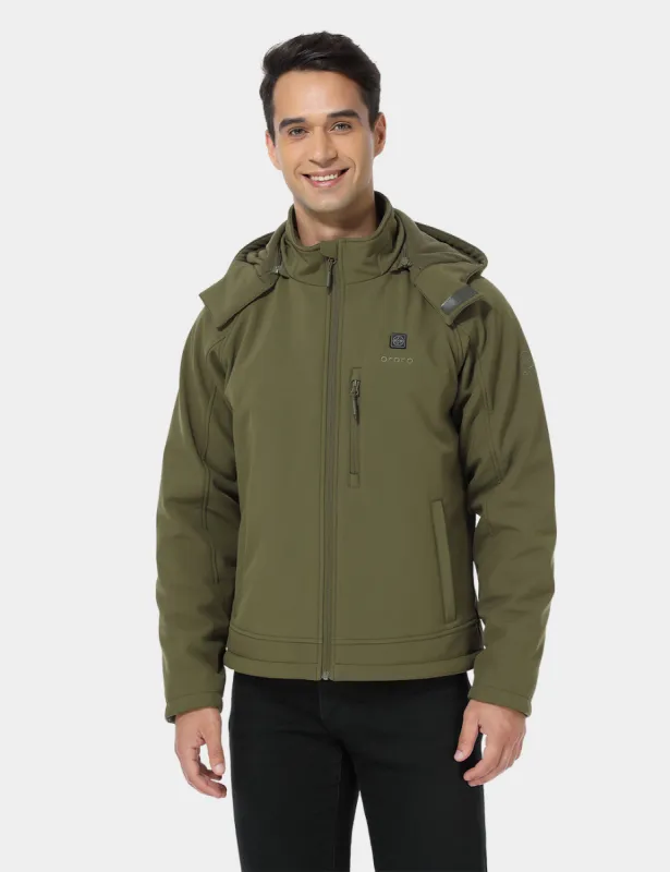 Men's Classic Heated Jacket - Green sold by Ororo