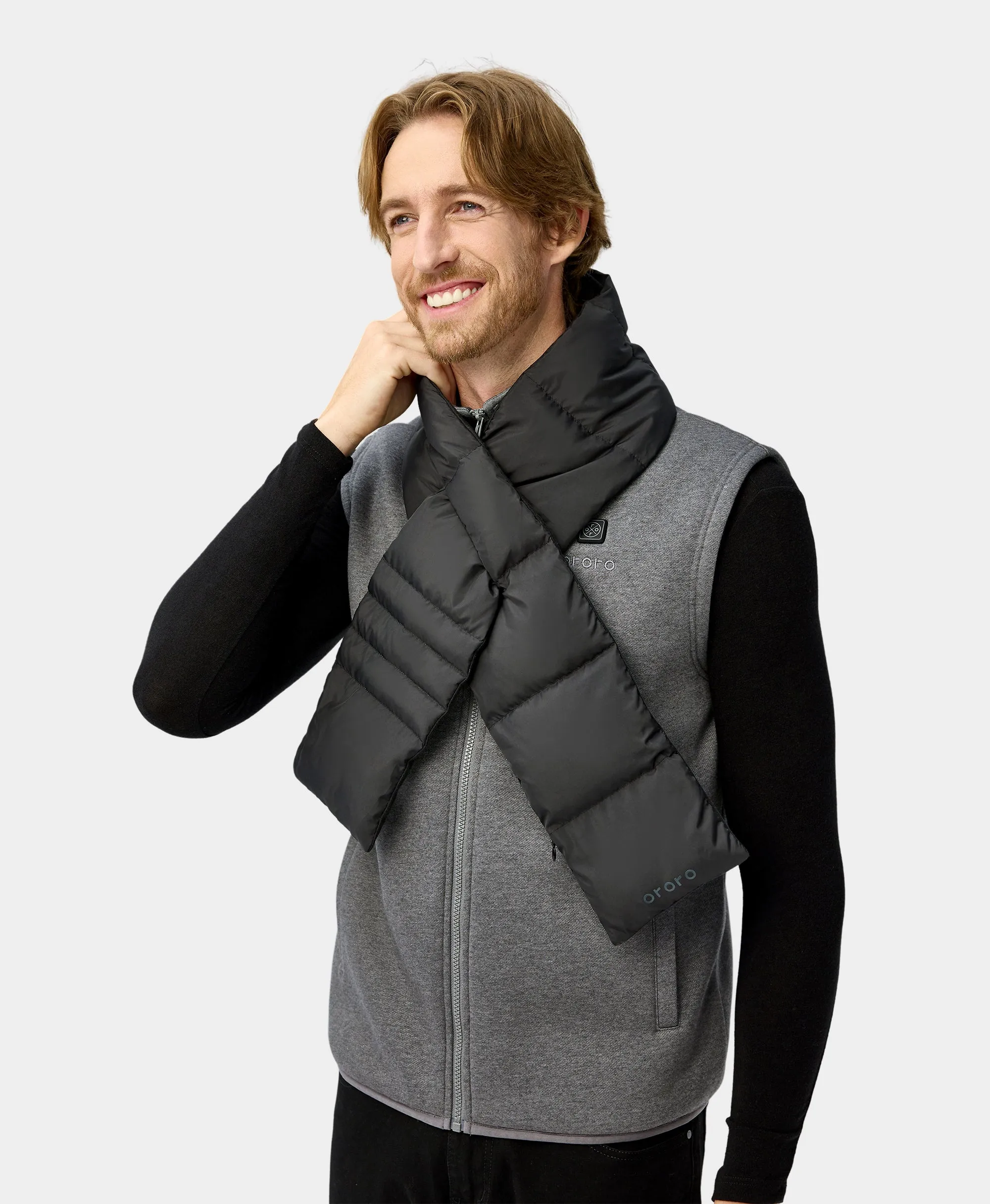 Unisex Heated Puffer Down Scarf (Long) sold by Ororo product image thumbnail 4