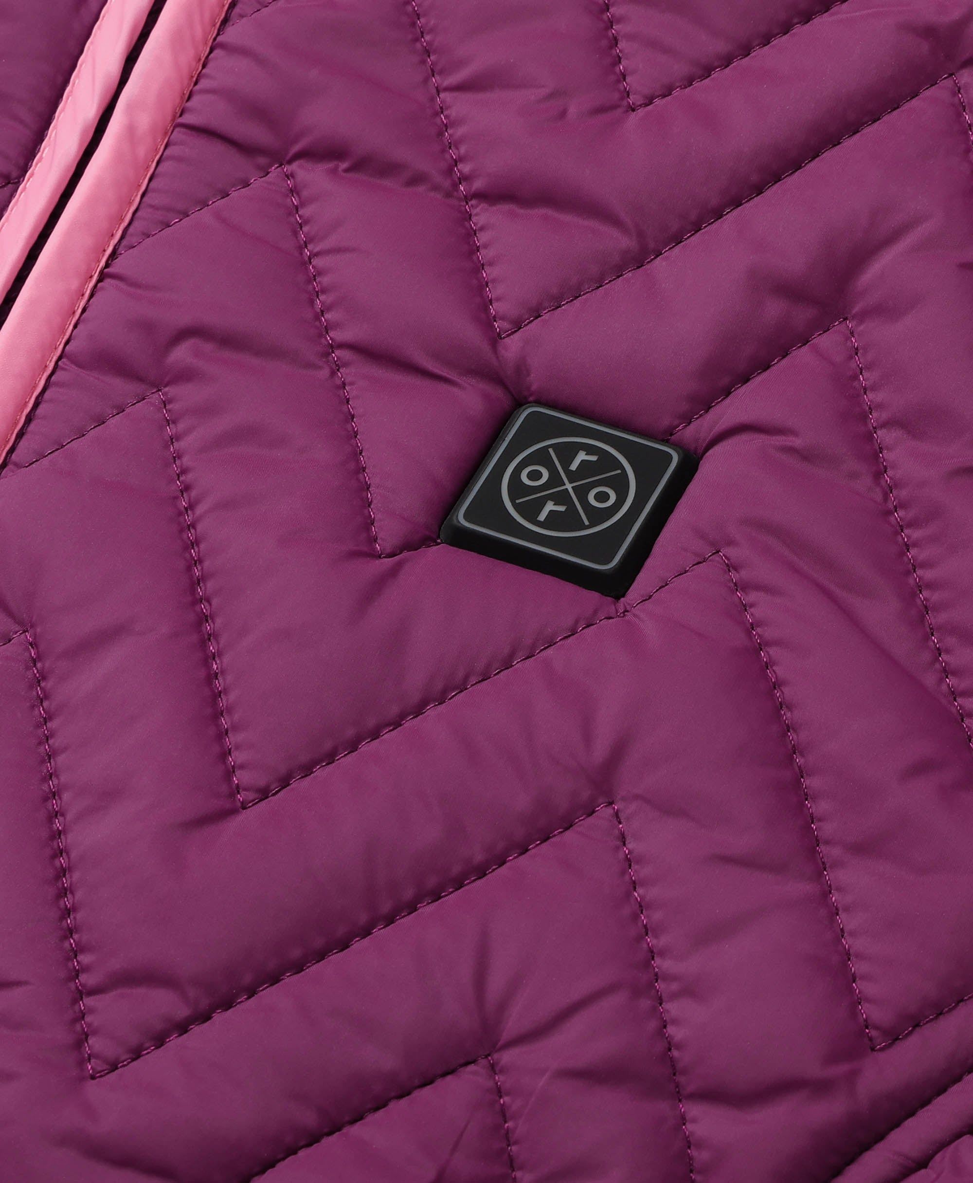 Women's Heated Chevron Quilted Vest (Battery Pack Not Included) sold by Ororo product image thumbnail 5