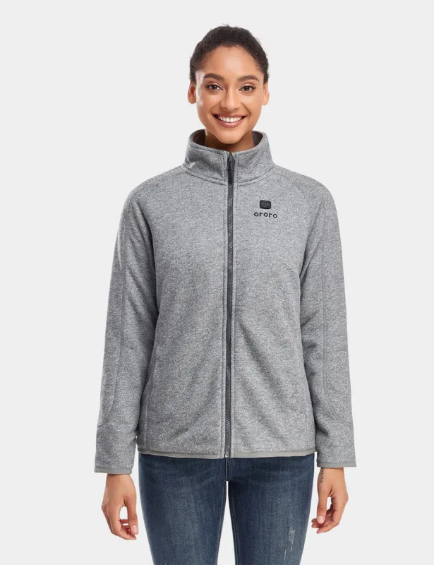 Women's Heated Full-Zip Fleece Jacket (Apparel Only) sold by Ororo