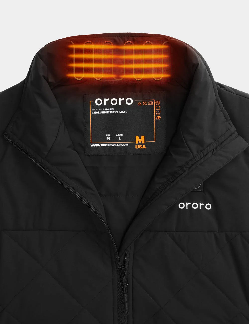 Men's Heated Quilted Vest (Apparel Only) sold by Ororo product image thumbnail 5
