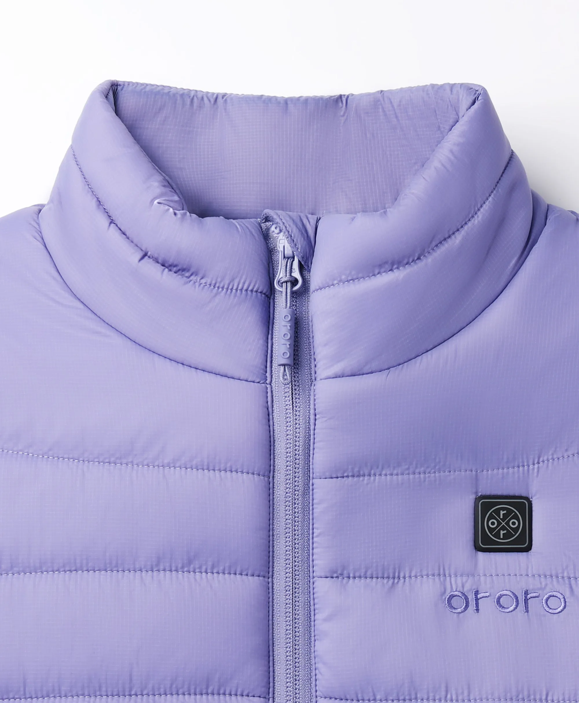 Final Sale - Women's Heated Classic Vest - Purple sold by Ororo product image thumbnail 5
