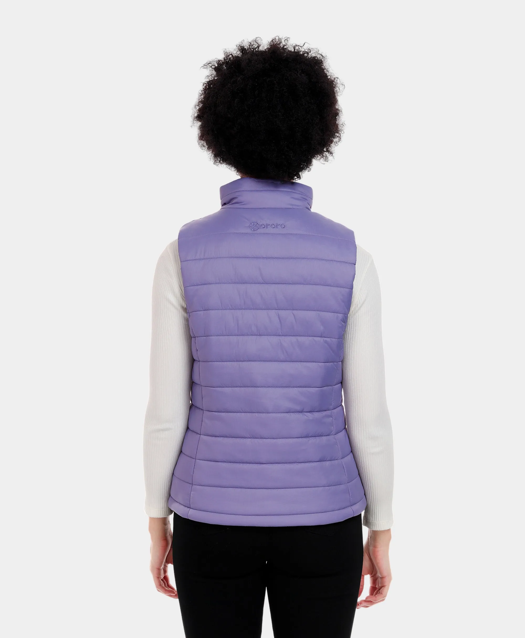 Final Sale - Women's Heated Classic Vest - Purple sold by Ororo product image thumbnail 3