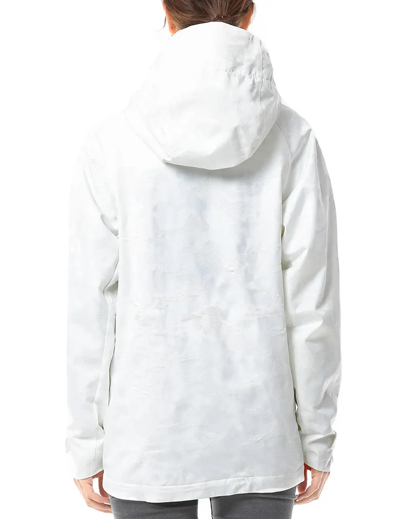 Women Camo Heated Jacket - White (Discontinued) sold by Ororo product image thumbnail 4