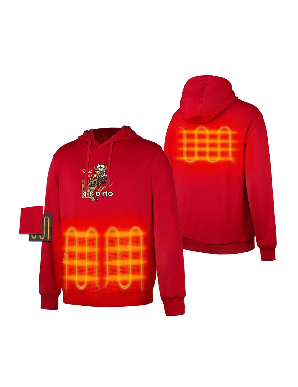 Final Sale - Heated Pullover Hoodie - Northeast Limited Edition (Apparel Only) sold by Ororo product image thumbnail 2