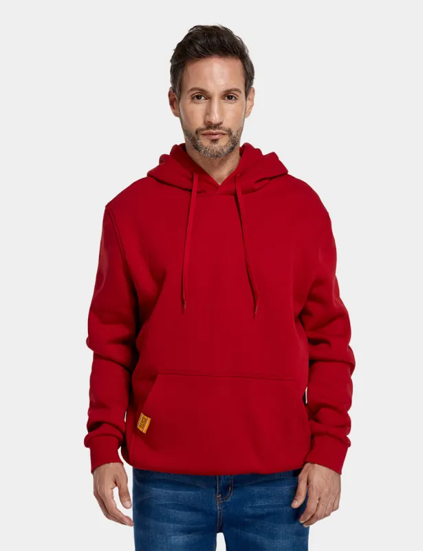 Unisex Heated Pullover Hoodie with Core Heating sold by Ororo