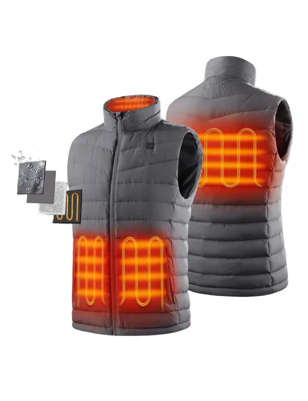(Open-box) Men's Heated Lightweight Down Vest (Battery Set Not Included) sold by Ororo