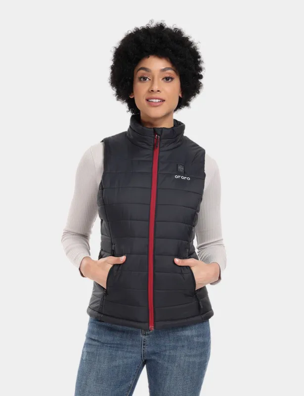 Final Sale - Women's Classic Heated Vest (with B19G Battery) sold by Ororo
