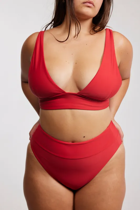 Keani Bottom - Hibiscus sold by Benoa Swim