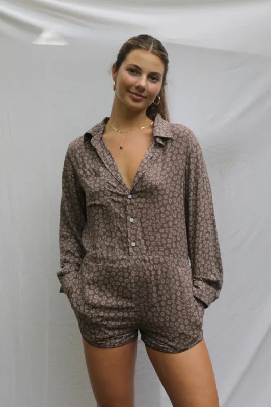 Bukit Romper - Coral sold by Benoa Swim