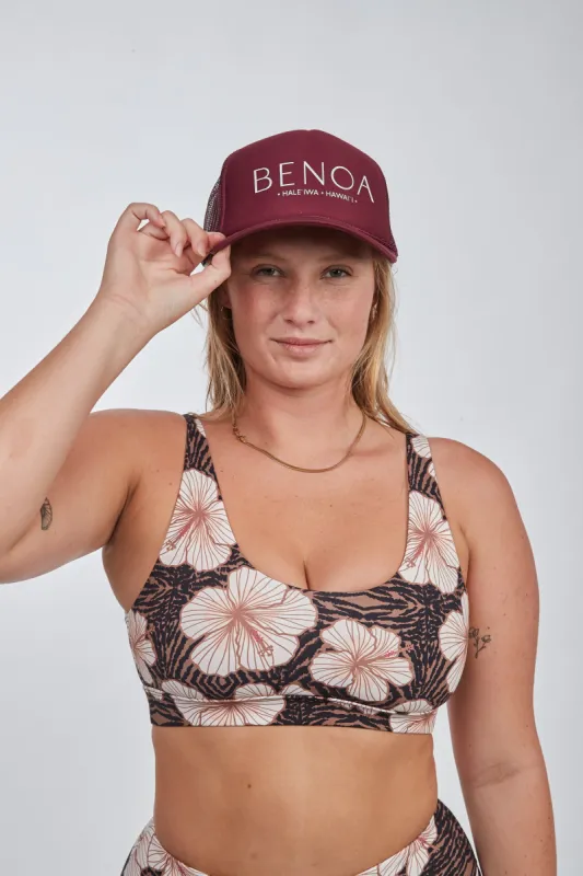 Sports Bra - Brown Wild Thing sold by Benoa Swim