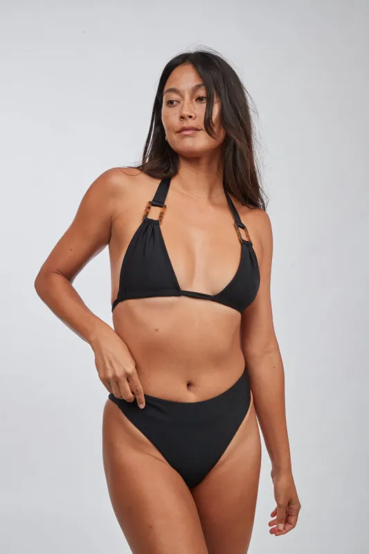 Miami Top - Black sold by Benoa Swim