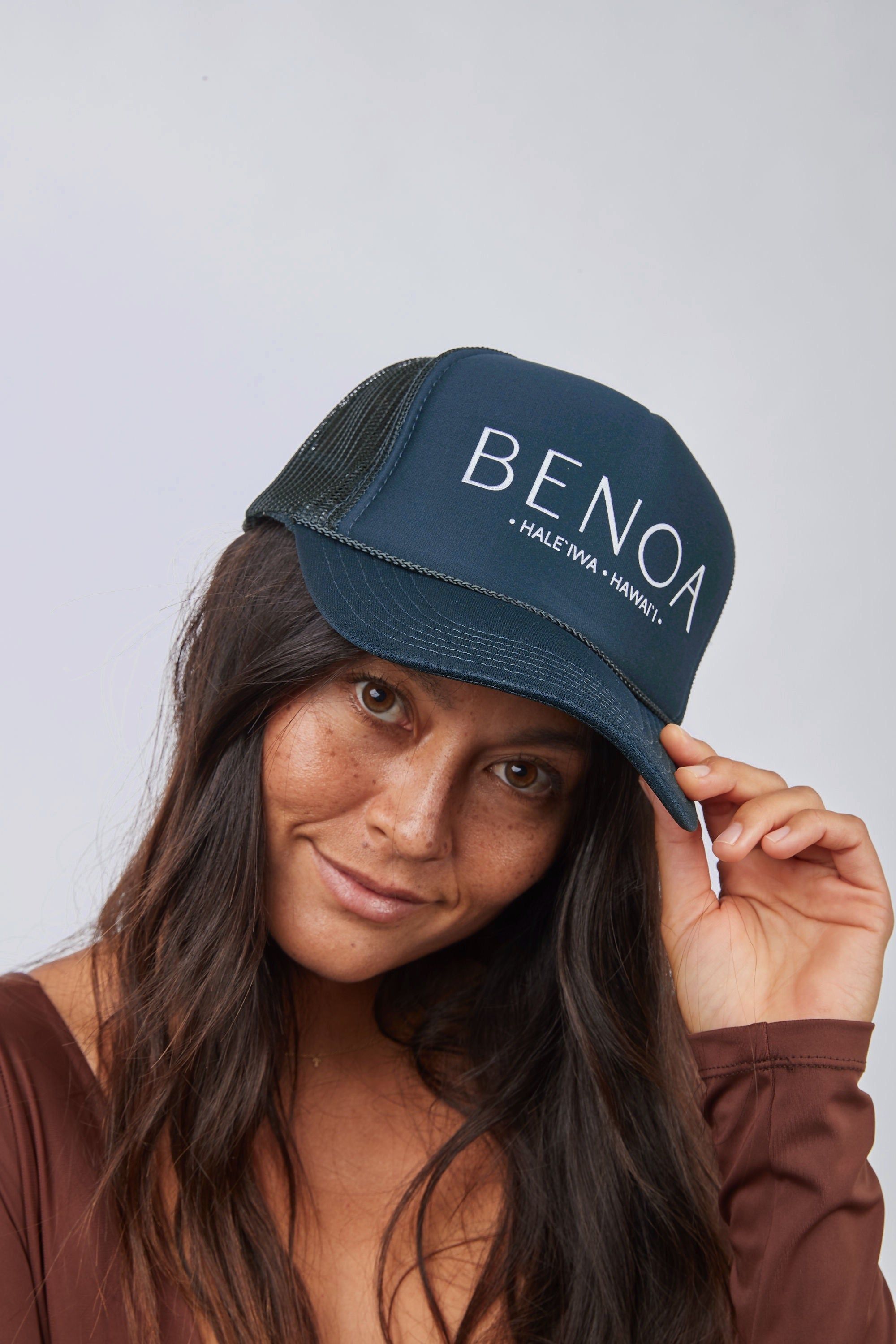 Trucker Hat - Navy Blue sold by Benoa Swim