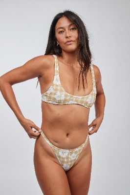 South Top - Honey Palaka sold by Benoa Swim