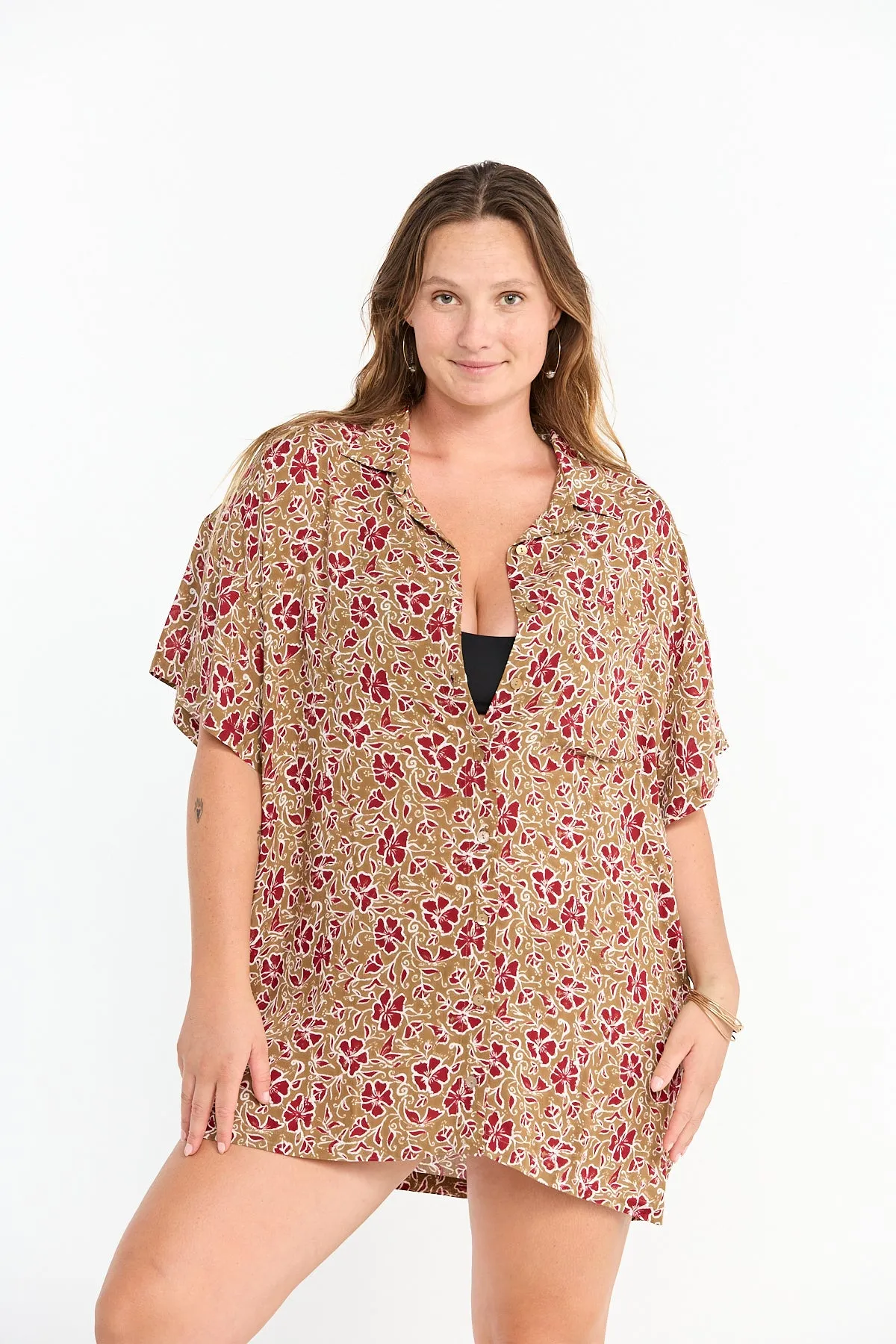 Aloha Shirt Dress - Eden sold by Benoa Swim product image thumbnail 5