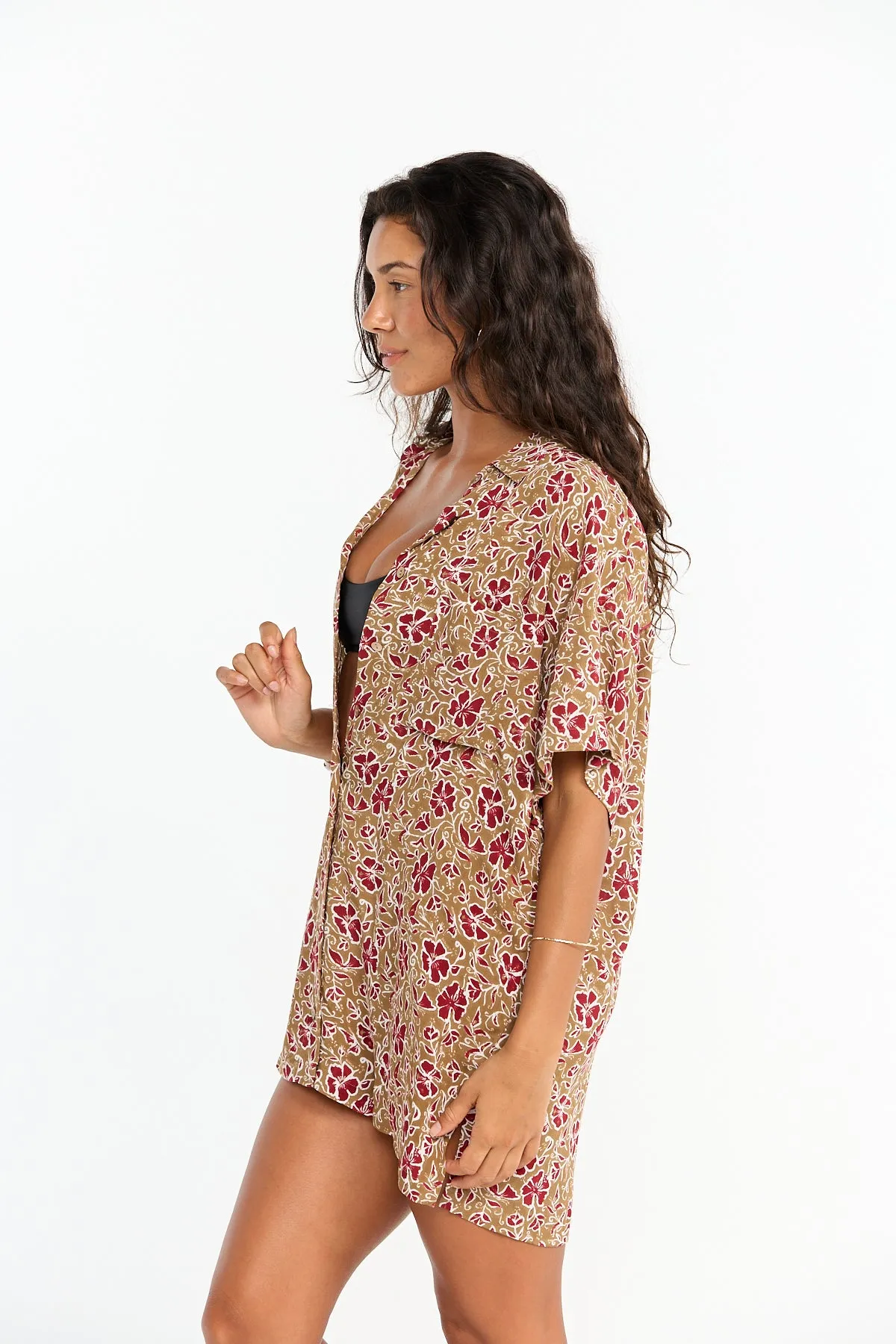 Aloha Shirt Dress - Eden sold by Benoa Swim product image thumbnail 3