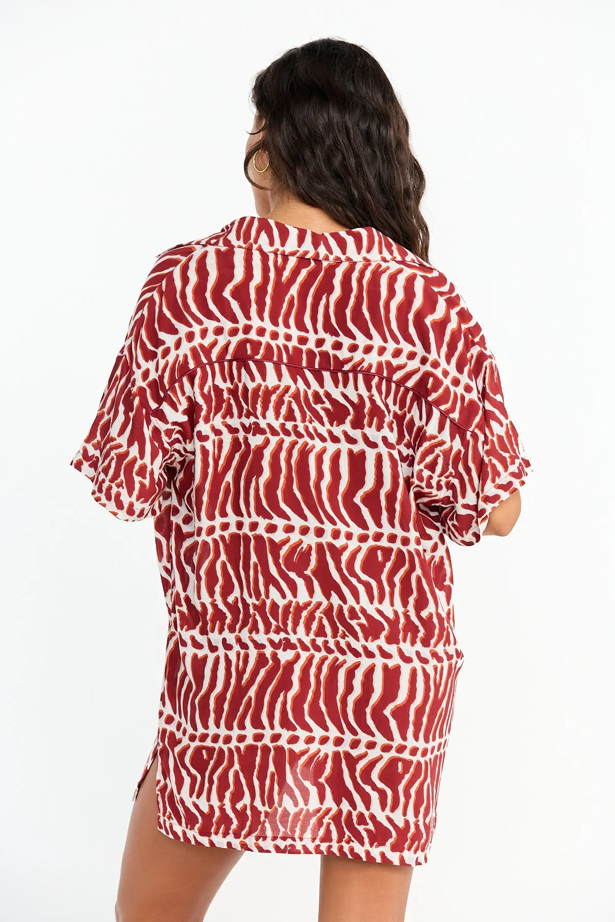 Aloha Shirt Dress - Miter sold by Benoa Swim product image thumbnail 2
