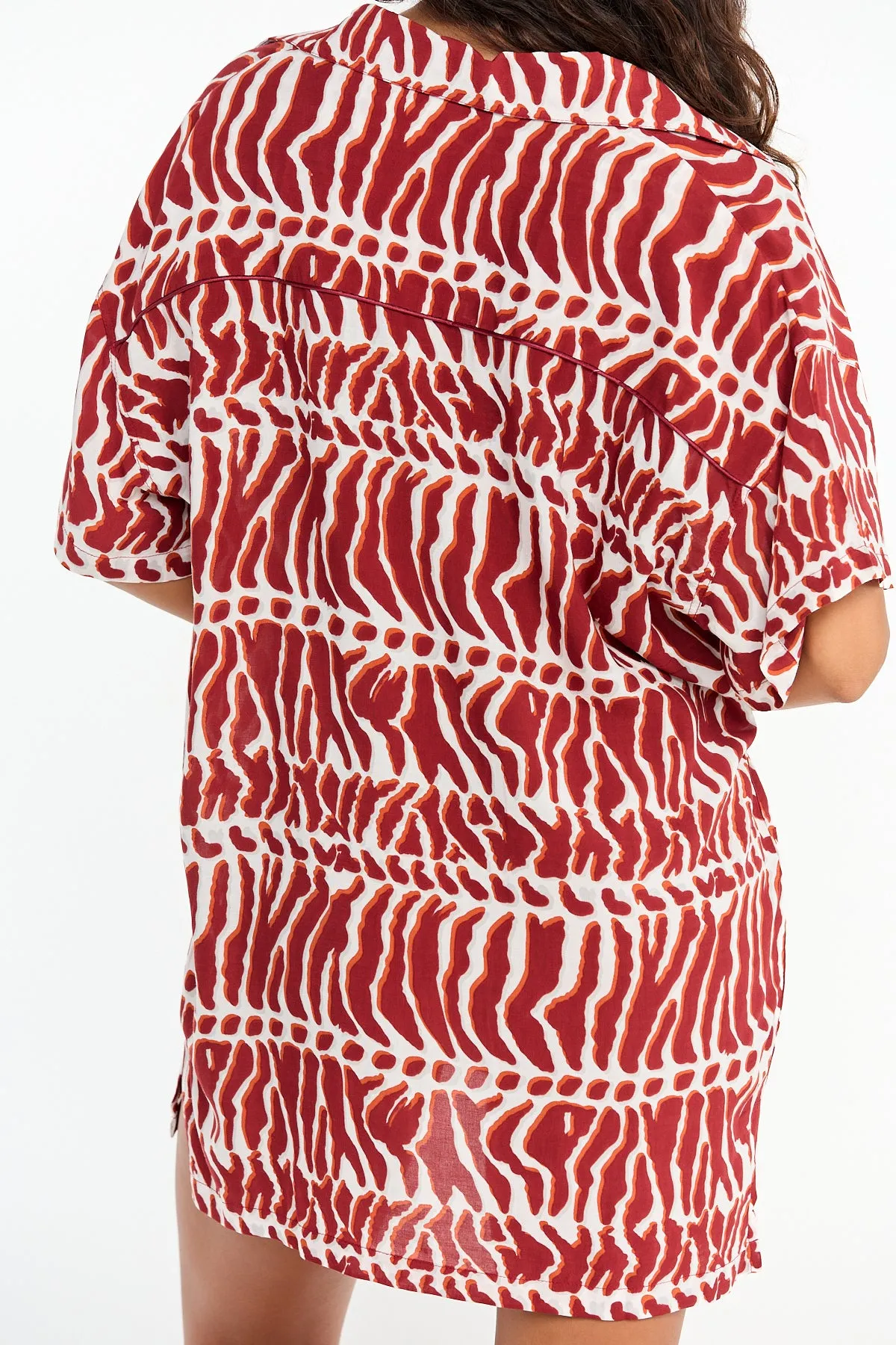 Aloha Shirt Dress - Miter sold by Benoa Swim product image thumbnail 5