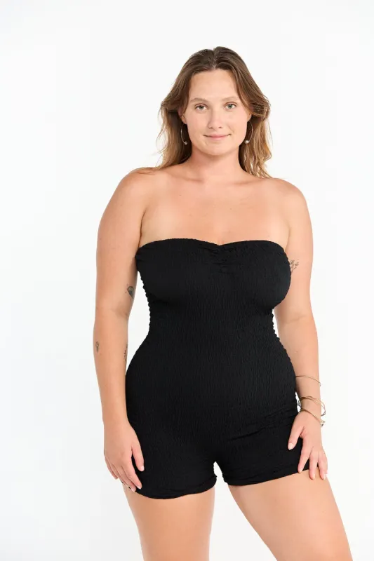 Serena Romper - Black made by Benoa Swim
