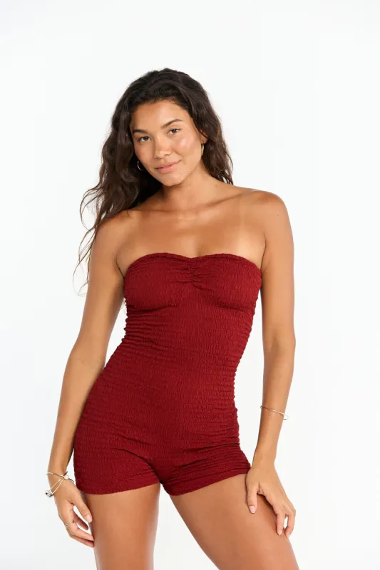 Serena Romper - Lychee made by Benoa Swim