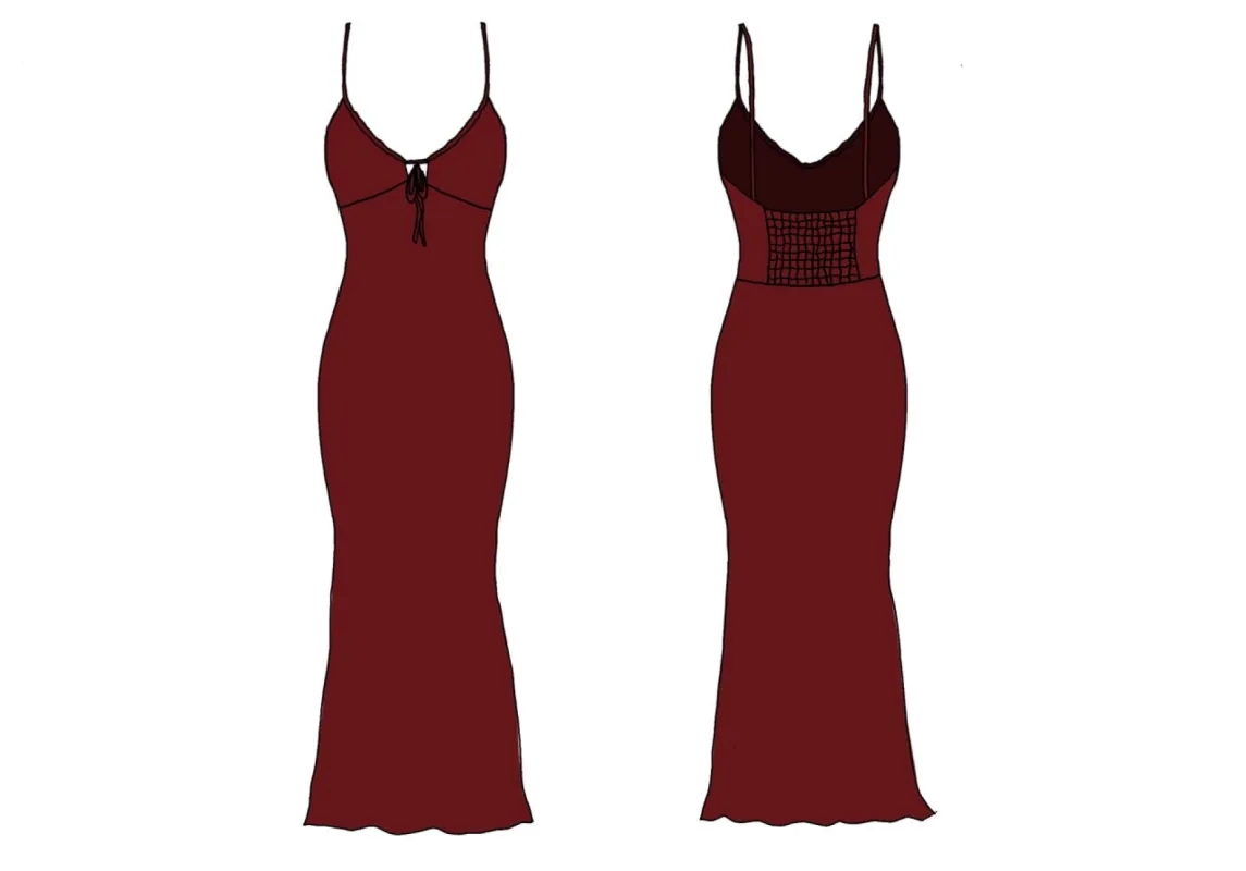 Leilani Maxi Dress - Lychee sold by Benoa Swim