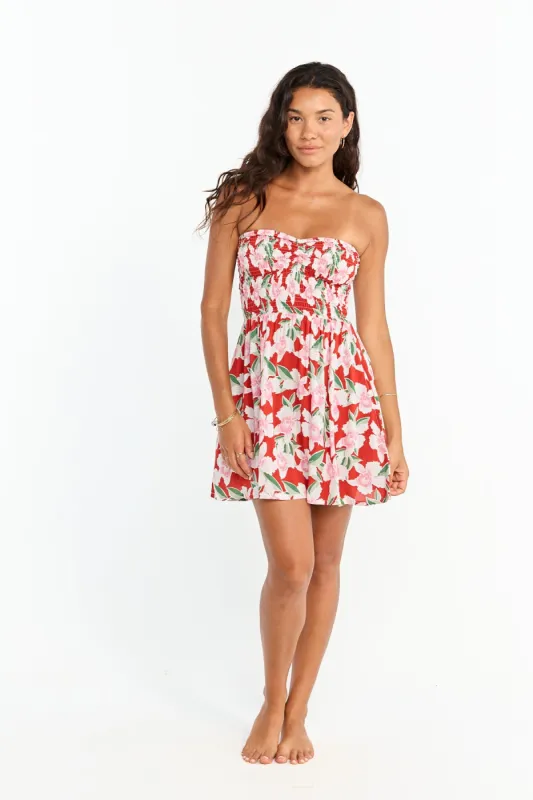 Caitie Mini Dress - Vintage Orchid made by Benoa Swim