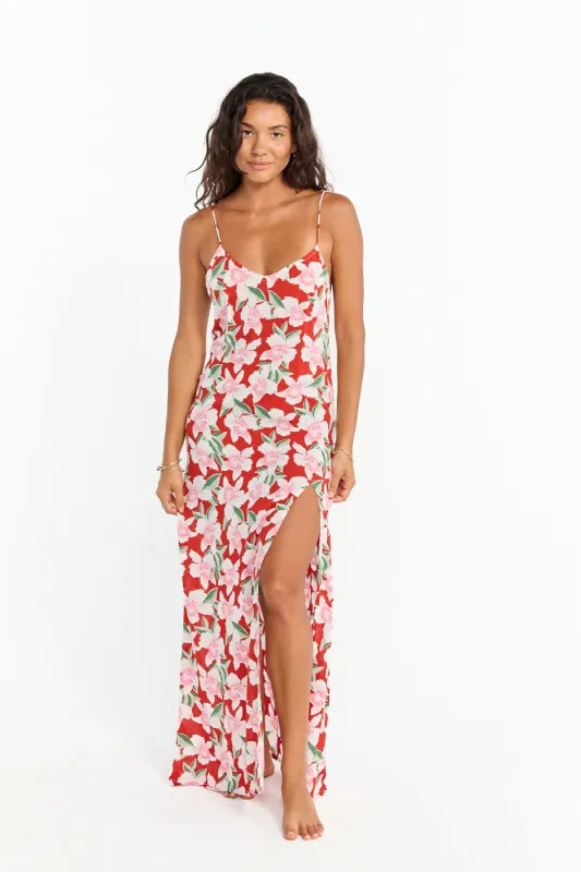 Kahea Maxi Dress - Vintage Orchid sold by Benoa Swim