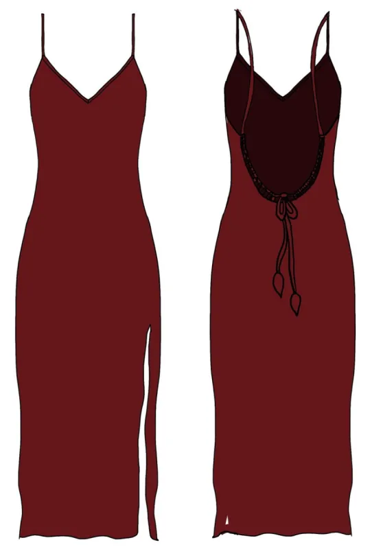 Kahea Maxi Dress - Lychee sold by Benoa Swim