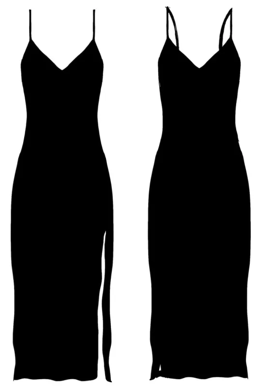 Kahea Maxi Dress - Black sold by Benoa Swim